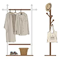 Retro Floor Hanger 3d model