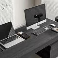 Computer Office Computer Desktop Computer Mobile Phone Notebook Office Supplies 3d model
