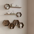 Nordic Style Bookshelf Storage Rack 3d model