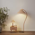 Modern lighting combination table lamp floor lamp 3d model