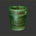 Colorful Ceramic Decorative Container With Intricate Geometric Patterns For Home Use