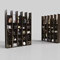 Modern Bookshelf Interior Design With Multiple Shelves For Books And Decorative Items