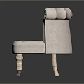 Modern Beige Tufted Sofa and Coffee Table Set with Wooden Legs and Upholstered Design