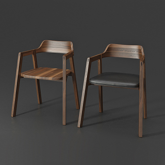 Modern armchair seat combination 3d model