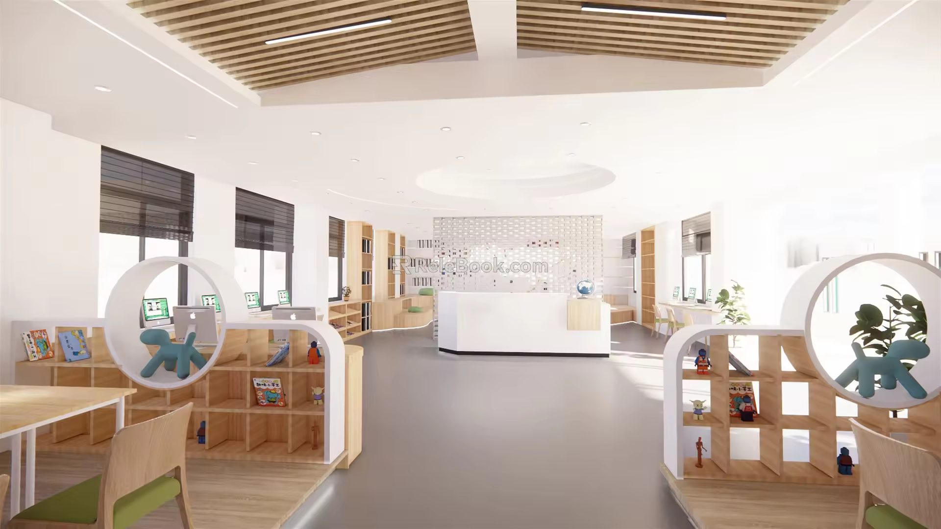 Nordic Library 3d model