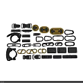 Various Metal Hardware Tools Including Buckles Rings Clips Fasteners for Industrial DIY Applications