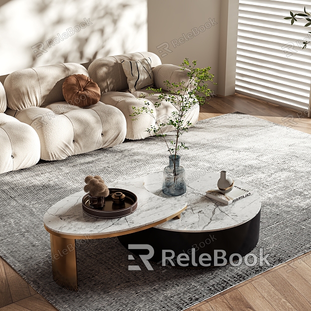 Style coffee table model