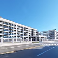 Modern School Teaching Building Dormitory Building Kindergarten Building Factory Building Automobile Multi-storey House Library Art Museum Modern Office Building 3d model