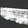 Rugged Industrial Recreational Vehicle With Long Body Multiple Windows Roof Equipment And Metallic Exterior