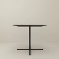 Modern Square Coffee Table With White Marble Top And Black Metal Legs
