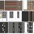 Modern Wooden Bookcases With Open Shelves And Closed Cabinets In Multiple Colors