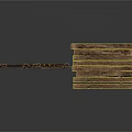 Rustic Wooden Fence Structure With Vertical Slat And Horizontal Plank Designs