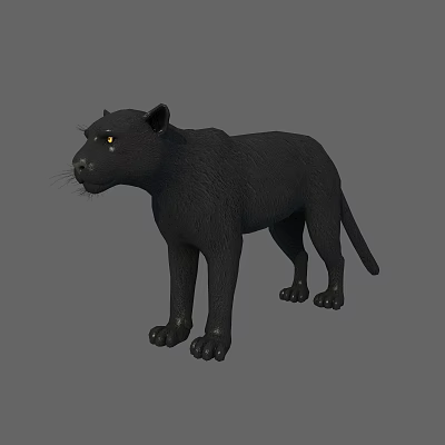Modern Leopard Black Panther 3d model Modern Leopard Black Panther 3d model