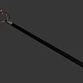 Medieval Circular Spiked Weapon Featuring Wooden Handle Sharp Spikes And Metal Frame