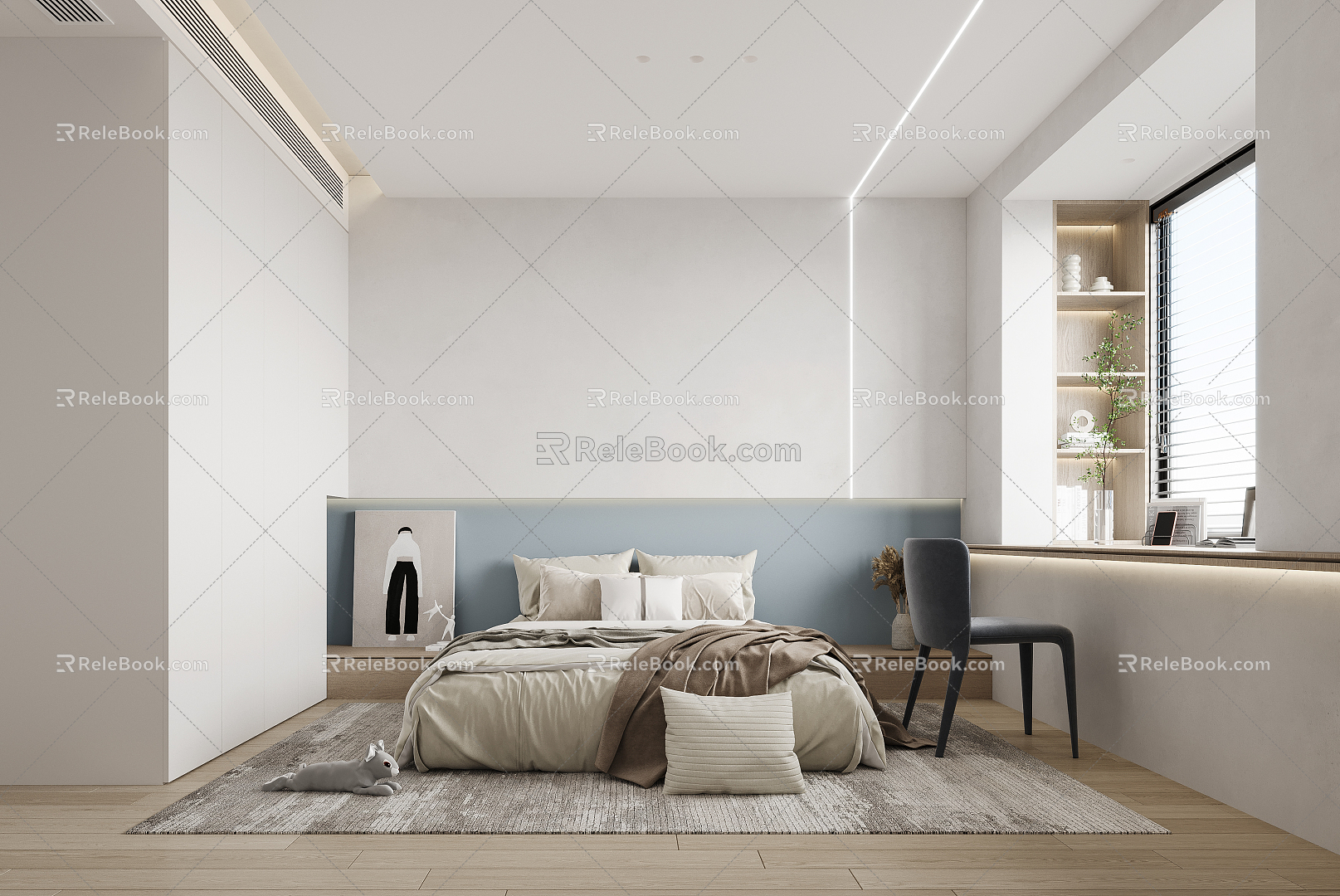 Modern Children's Room 3d model