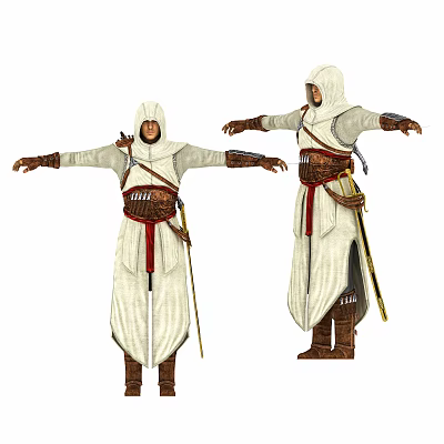 Modern Game Character Assassin's Creed 3d model Modern Game Character Assassin's Creed 3d model