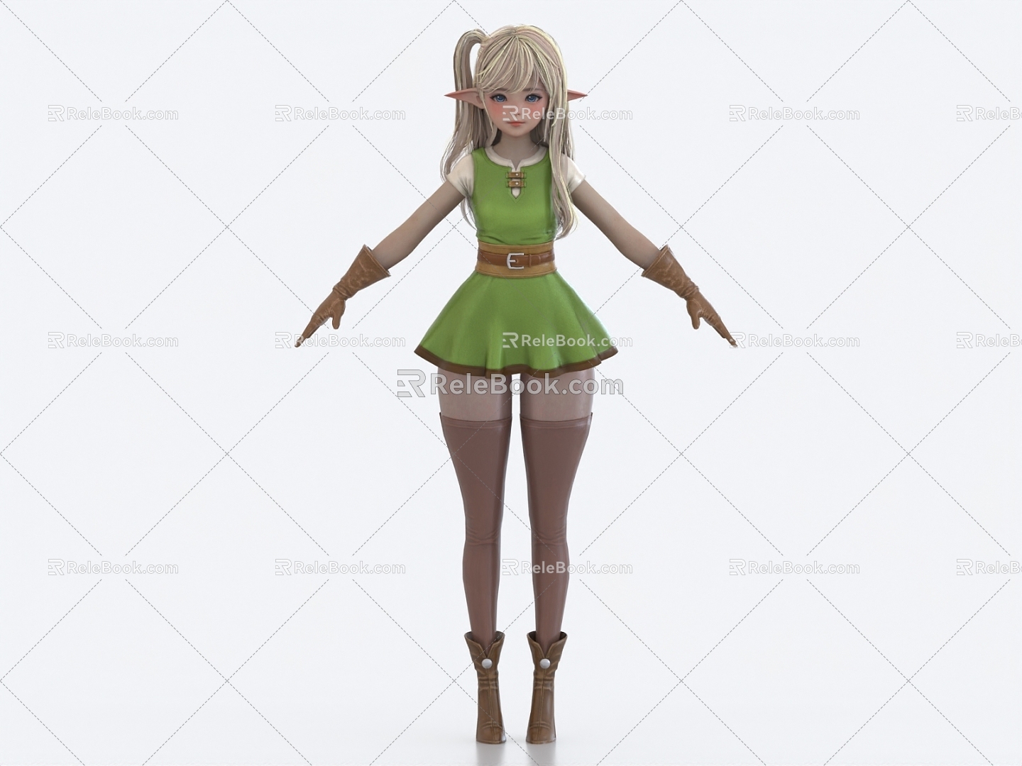 Girl Maiden Elf Maiden Elf Girl 3d model