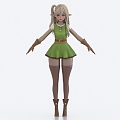 Girl Maiden Elf Maiden Elf Girl 3d model