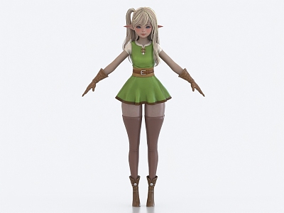 Girl Maiden Elf Maiden Elf Girl 3d model