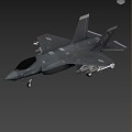 Aircraft Fighter 3d model