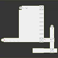 White Industrial Structure With Support Pillars Red Markers And Rectangular Design