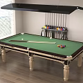 Billiard room Billiard table 3d model