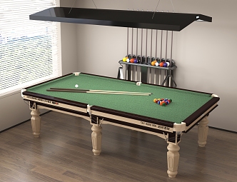 Billiard room Billiard table 3d model