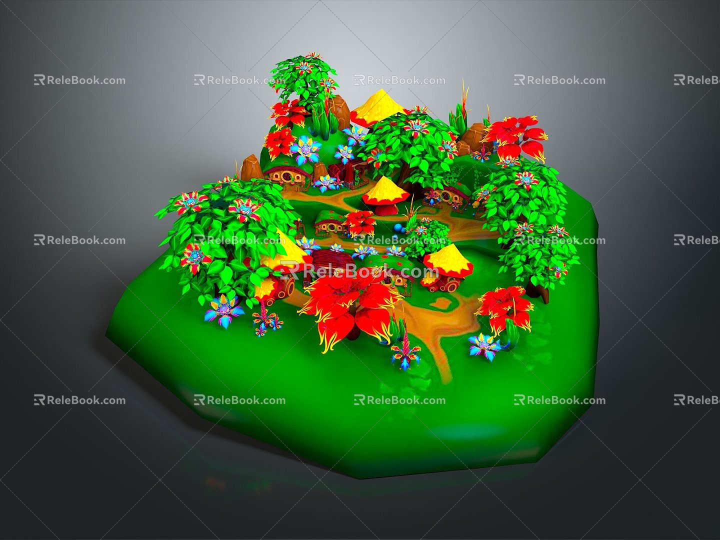 Game Environment Game Scene Fairy Tale Scene Fairy Tale Magic Scene Magic Item Fantasy Scene 3d model