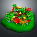 Game Environment Game Scene Fairy Tale Scene Fairy Tale Magic Scene Magic Item Fantasy Scene 3d model