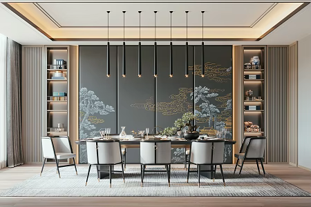 New Chinese Restaurant 3d model