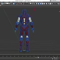 Iron Man Movie Character With Red And Gold Armor And Chest Reactor