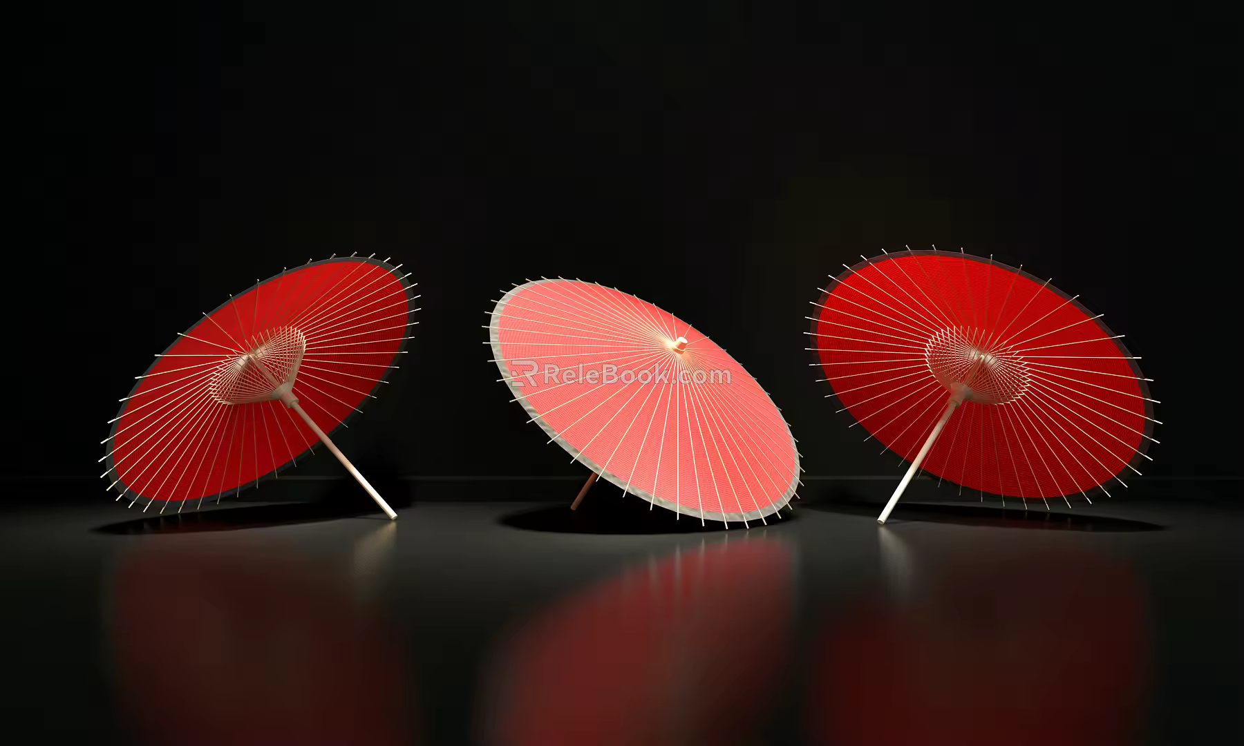 Chinese umbrella 3d model