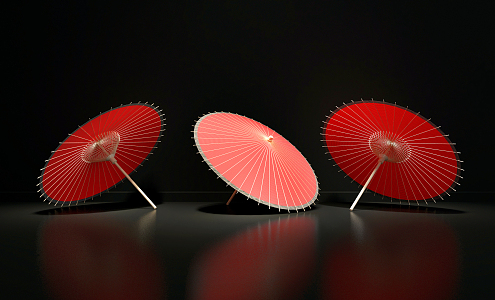 Chinese umbrella 3d model