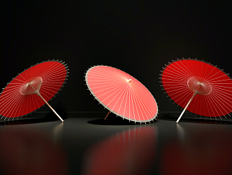 Chinese umbrella 3d model