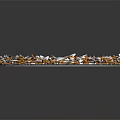 Cigarette Butts Arranged In Circular Display With No Smoking Symbol