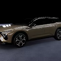Golden Modern SUV Car With Sleek Exterior Design And Stylish Alloy Wheels