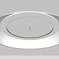 Modern Ceiling Design with Circular Layered Structure and Recessed Soft Lighting in Contemporary Interior