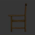 Wooden Outdoor Bench With Vertical Slat Backrest And Decorative Panel Design