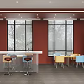 Modern Public Office Space With Open Workstations Glass Partitions And Natural Light