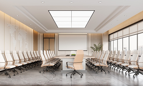 Modern Conference Room 3d model