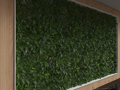 Modern background wall 3d model