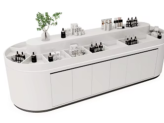 Modern Display Cabinet Cosmetic Display Cabinet 3d model