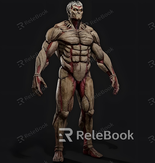 Armor Giant Man Giant Movie Game Thriller Horror Monster Mutant Armor model