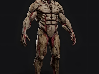 Armor Giant Man Giant Movie Game Thriller Horror Monster Mutant Armor model