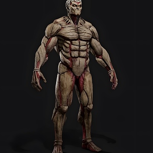 Armor Giant Man Giant Movie Game Thriller Horror Monster Mutant Armor 3d model