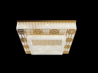 Light Luxury Crystal Ceiling Lamp Ceiling Lamp 3d model