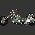 Modern Jet Motorcycle Sci-Fi Motorcycle Concept Motorcycle Flying Car 3d model