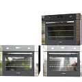Modern Stainless Steel Electric Ovens For Home Kitchen Appliances With Glass Doors