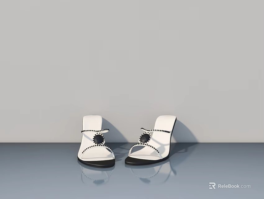 Modern Hinged Door Design With White Surface And Minimalist Home Interior 3d model