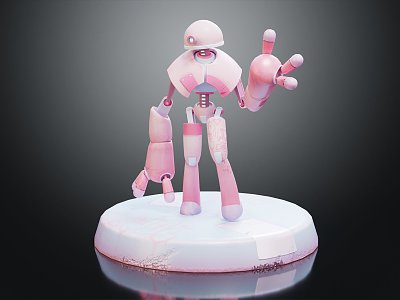 Modern Robots 3d model